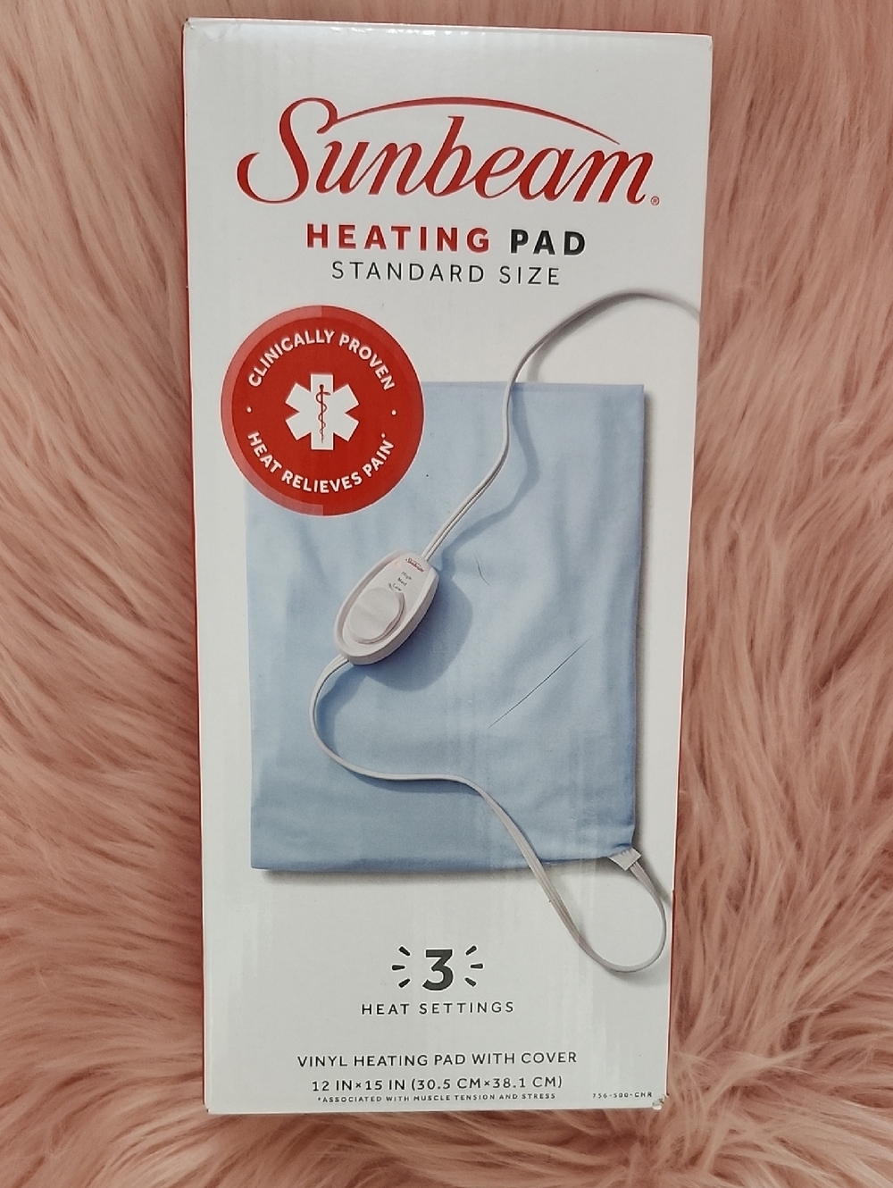 Brand New SUNBEAM STANDARD SIZE Heating Pad